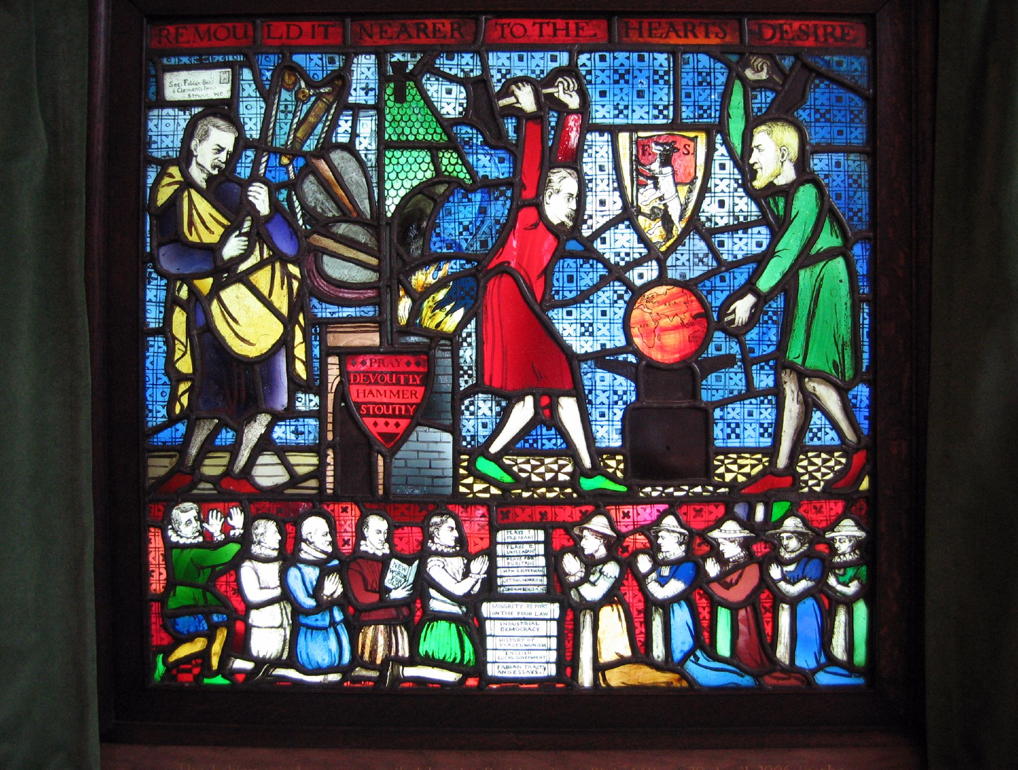 The Fabian Society Shaw Window — Remould it nearer to the heart's desire
